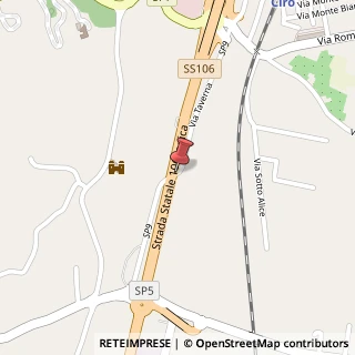 Mappa Via Taverna, 36, 88811 Cirò Marina, Crotone (Calabria)