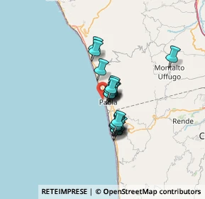 Mappa Lungomare S. Francesco di Paola, 87027 Paola CS, Italia (4.4965)