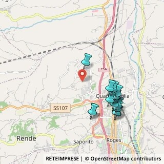 Mappa Via Costantino, 87036 Rende CS, Italia (2.215)