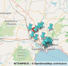Mappa Via XI Febbraio, 09026 San Sperate CA, Italia (12.3)