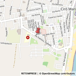 Mappa Via Palmiro Togliatti, 41, 88811 Cirò Marina, Crotone (Calabria)