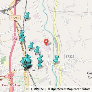 Mappa Via Ambrogio Fogar, 87036 Rende CS, Italia (1.381)