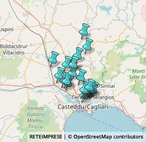 Mappa Loc. Monte Oladri, 09023 Monastir CA, Italia (10.4145)