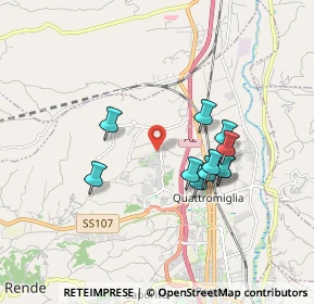 Mappa Ponte Pietro Bucci cubo, 87036 Rende CS, Italia (1.67364)