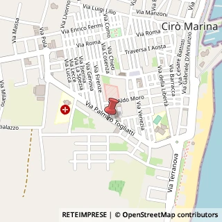 Mappa Via Palmiro Togliatti, 88811 Cirò Marina KR, Italia, 88811 Cirò Marina, Crotone (Calabria)
