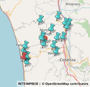 Mappa Via Municipio, 87030 San Vincenzo la costa CS, Italia (7.04667)