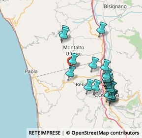 Mappa Via Municipio, 87030 San Vincenzo la costa CS, Italia (8.7015)