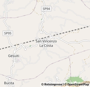 Mappa Via municipio, 87030 San Vincenzo La Costa CS, Italia (0.38462)