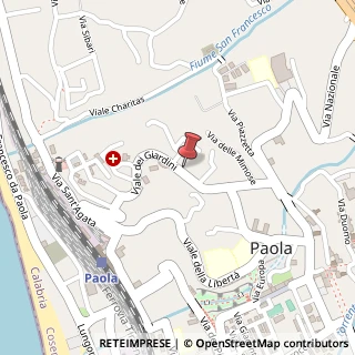 Mappa Viale dei Giardini, 34, 87027 Paola, Cosenza (Calabria)