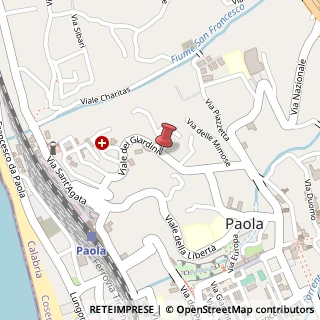 Mappa Viale dei Giardini, 25, 87027 Paola, Cosenza (Calabria)
