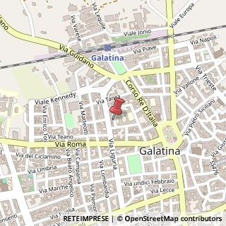 Mappa Via Virgilio, 20, 73013 Galatina, Lecce (Puglia)