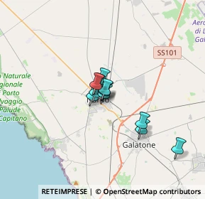 Mappa Via R. Pazienza, 73048 Nardò LE, Italia (1.97364)
