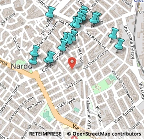 Mappa Via R. Pazienza, 73048 Nardò LE, Italia (0.2795)