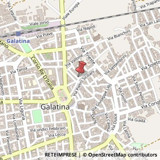 Mappa Via Filippo Turati, 43, 73013 Galatina, Lecce (Puglia)
