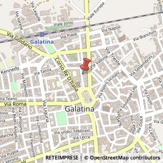 Mappa Via Pasquale Cafaro, n23, 73013 Galatina, Lecce (Puglia)