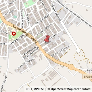 Mappa Via San Pietroburgo, 21, 73048 Nardò, Lecce (Puglia)