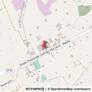 Mappa Zona Industriale, 73020 Castrignano de' Greci, Lecce (Puglia)
