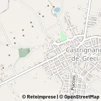 Map Castrignano de' Greci