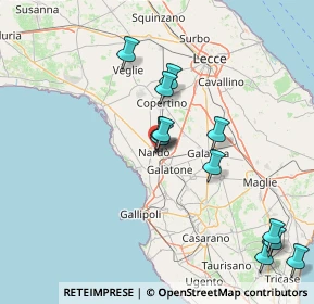 Mappa Via Padre Gemelli, 73048 Nardò LE, Italia (17.20667)