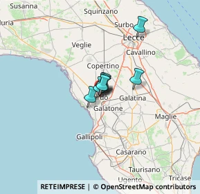 Mappa Via Padre Gemelli, 73048 Nardò LE, Italia (19.535)