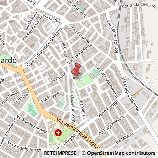 Mappa Via Raho, 11, 73048 Nardò, Lecce (Puglia)