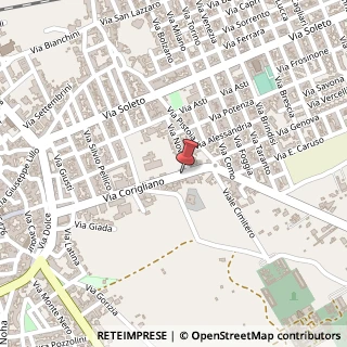 Mappa Via Corigliano, 68, 73013 Galatina, Lecce (Puglia)