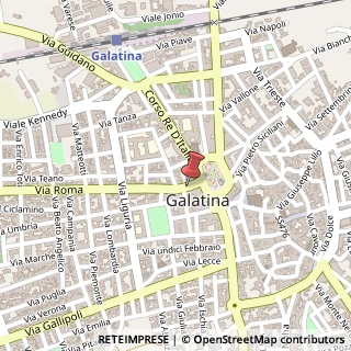 Mappa Via Principessa Iolanda, 21, 73013 Galatina, Lecce (Puglia)