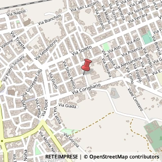 Mappa Via Fratelli Bandiera, 47, 73013 Galatina, Lecce (Puglia)
