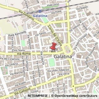 Mappa Via Roma, 33, 73013 Galatina, Lecce (Puglia)