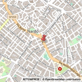 Mappa Via XXV Luglio, 18, 73048 Nardò, Lecce (Puglia)