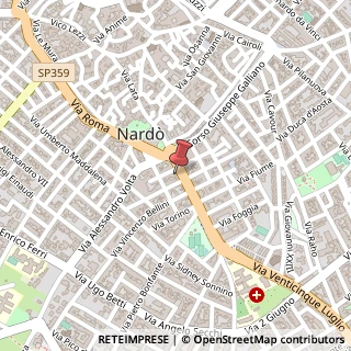 Mappa Via XXV Luglio, 6, 73048 Nardò, Lecce (Puglia)