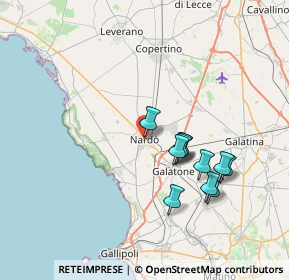 Mappa P.za Armando Diaz, 73048 Nardò LE, Italia (7.01182)