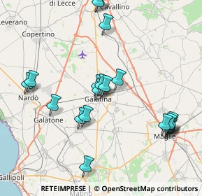Mappa Via Giuseppe Giusti, 73013 Galatina LE, Italia (8.9905)