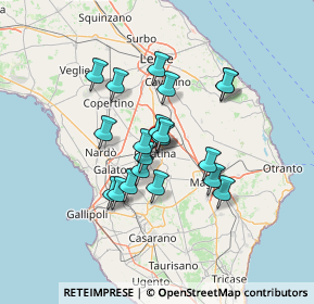 Mappa Piazzetta Pietro Cavoti, 73013 Galatina LE, Italia (11.402)