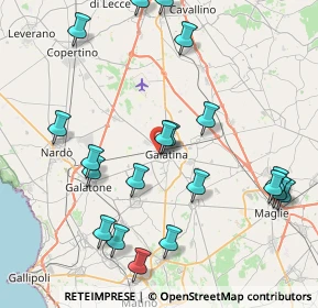 Mappa Via Papa Pio XII, 73013 Galatina LE, Italia (10.13)