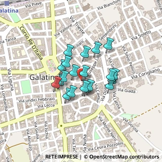 Mappa Corte Baldi, 73013 Galatina LE, Italia (0.163)