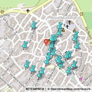 Mappa Piazza Spano, 09076 Sedilo OR, Italia (0.13333)