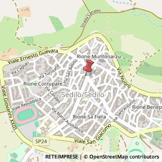 Mappa Piazza Spano, 1, 09076 Sedilo, Oristano (Sardegna)