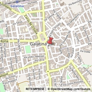 Mappa Corso Garibaldi, 3, 73013 Galatina, Lecce (Puglia)