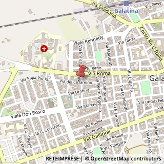 Mappa Via del Ciclamino, 41B, 73013 Galatina, Lecce (Puglia)