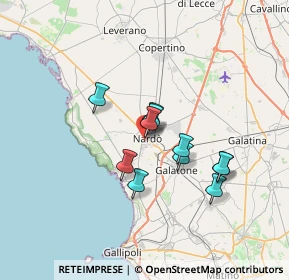 Mappa Via Vittorio Veneto, 73048 Nardò LE, Italia (5.62545)