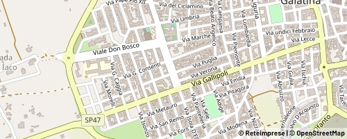 Mappa Galatina