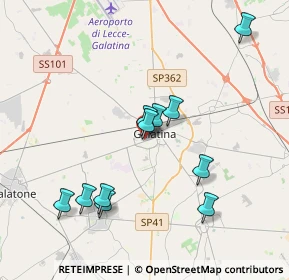Mappa Via Puglia, 73013 Galatina LE, Italia (3.94364)