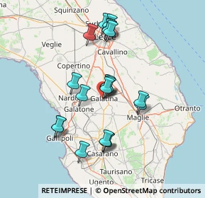 Mappa Via Puglia, 73013 Galatina LE, Italia (14.0315)