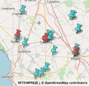 Mappa Via Puglia, 73013 Galatina LE, Italia (9.7135)