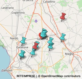 Mappa Via Puglia, 73013 Galatina LE, Italia (5.94714)