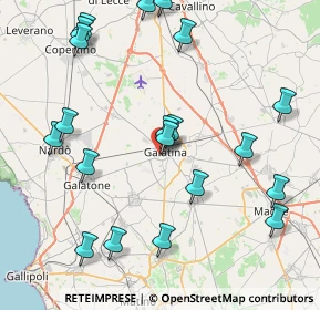 Mappa Via Puglia, 73013 Galatina LE, Italia (10.34)