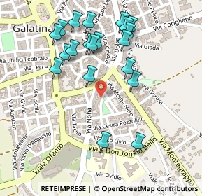 Mappa Via Baldari, 73013 Galatina LE, Italia (0.278)