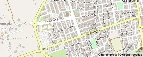 Mappa Galatina