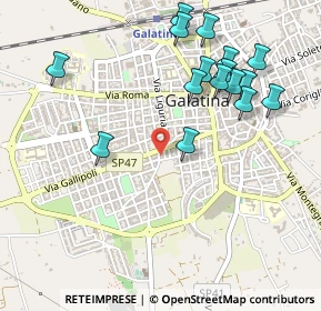 Mappa Via Gallipoli, 73013 Galatina LE, Italia (0.59375)
